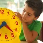 آموزش ساعت کلاس دوم مانده و گذشته