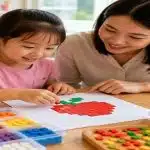 آموزش نقاشی به کودکان کم توان ذهنی