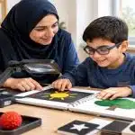 آموزش به کودکان کم بینا